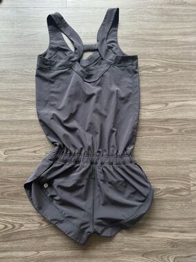 Black Athletic Romper